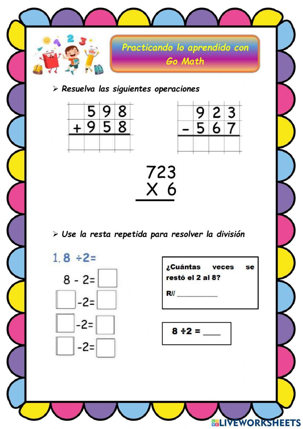 Practicando lo aprendido con Go Math - 14