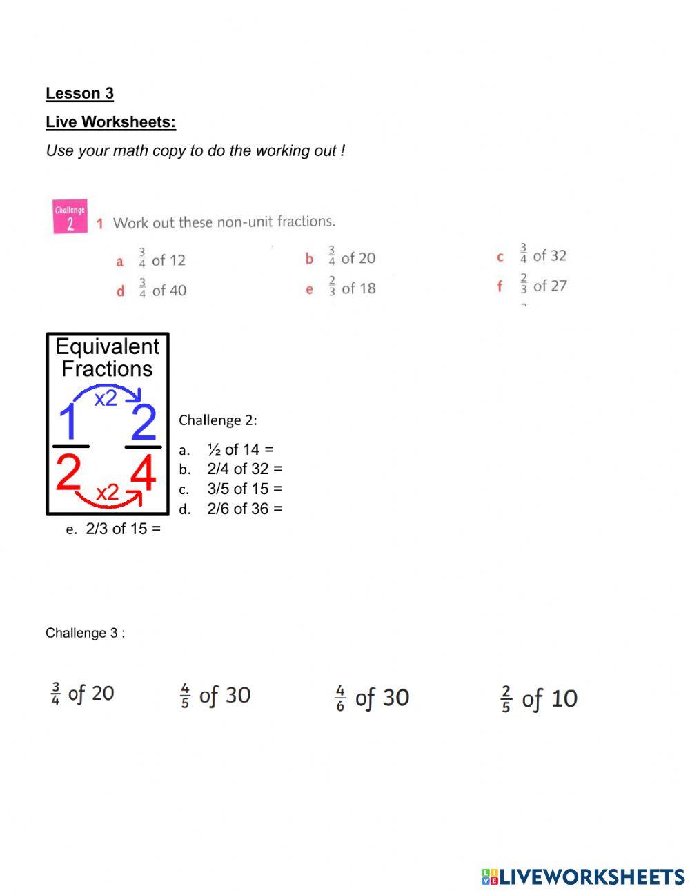 Maths week 9 lesson 3