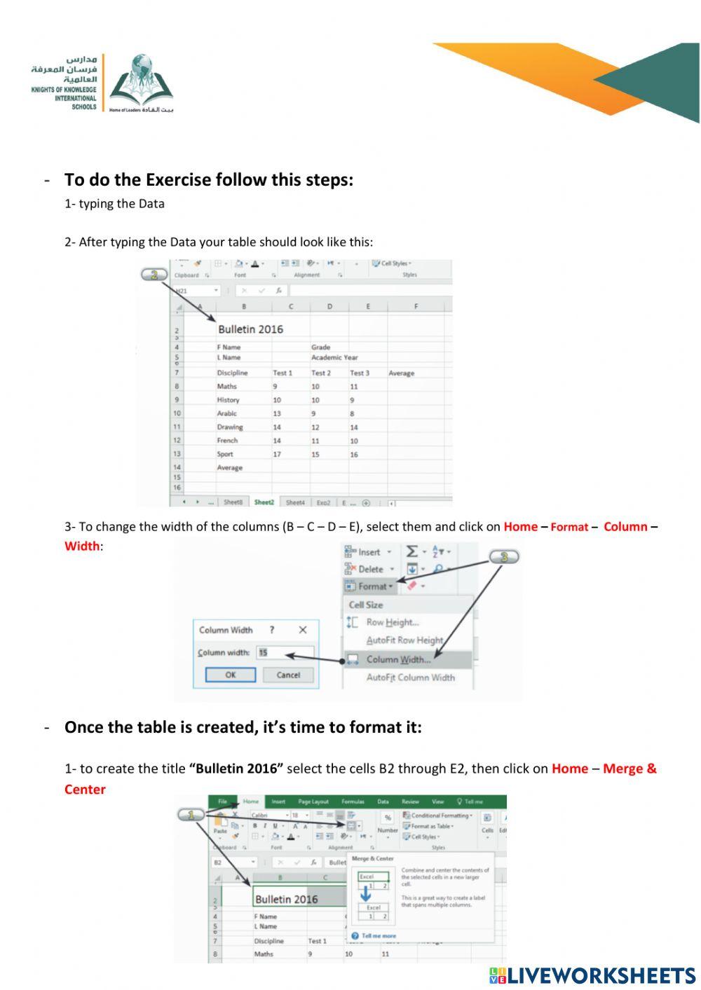 Grade6-Worksheet2 worksheet | Live Worksheets