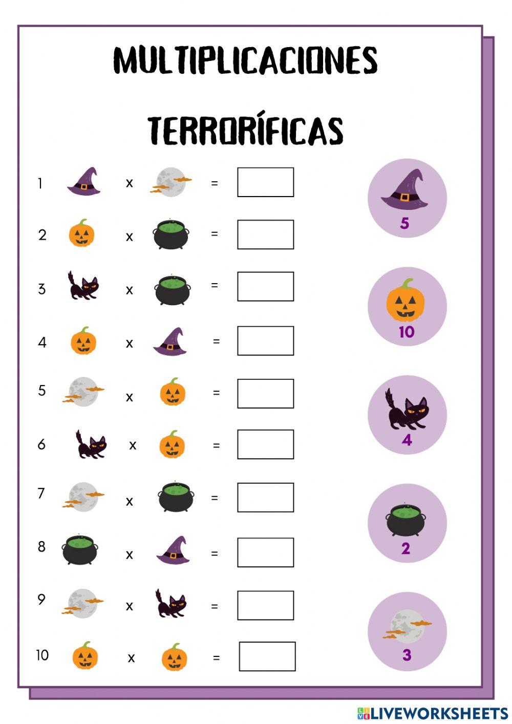 Multiplicaciones terroríficas II