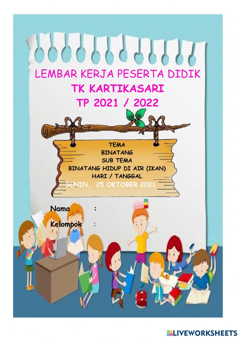 Tema binatang hidup di air