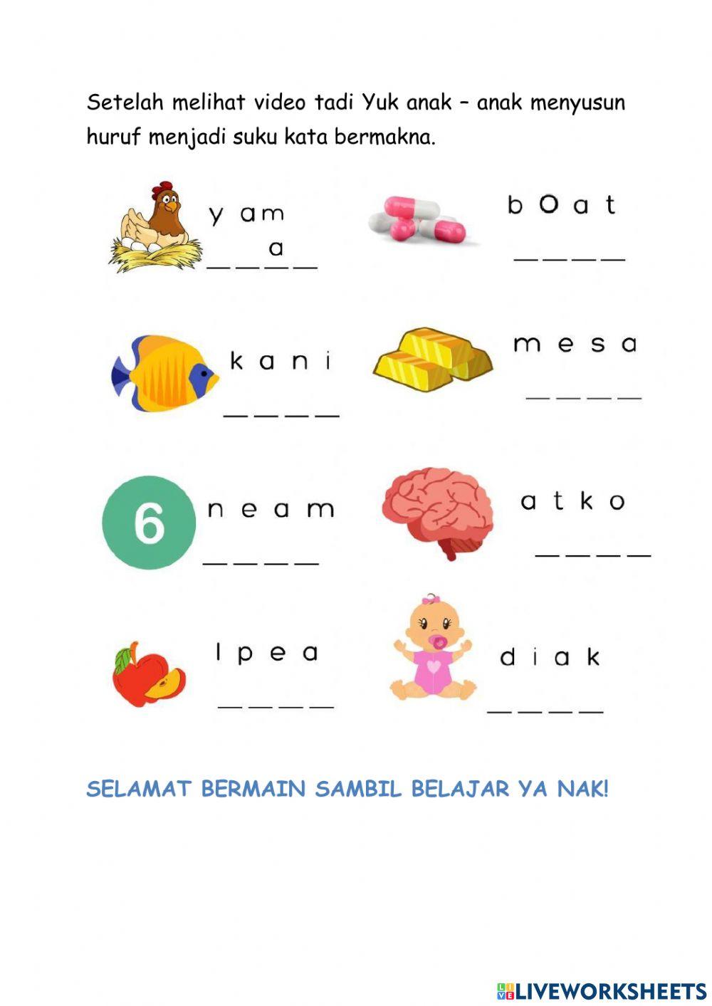 Tema binatang hidup di air