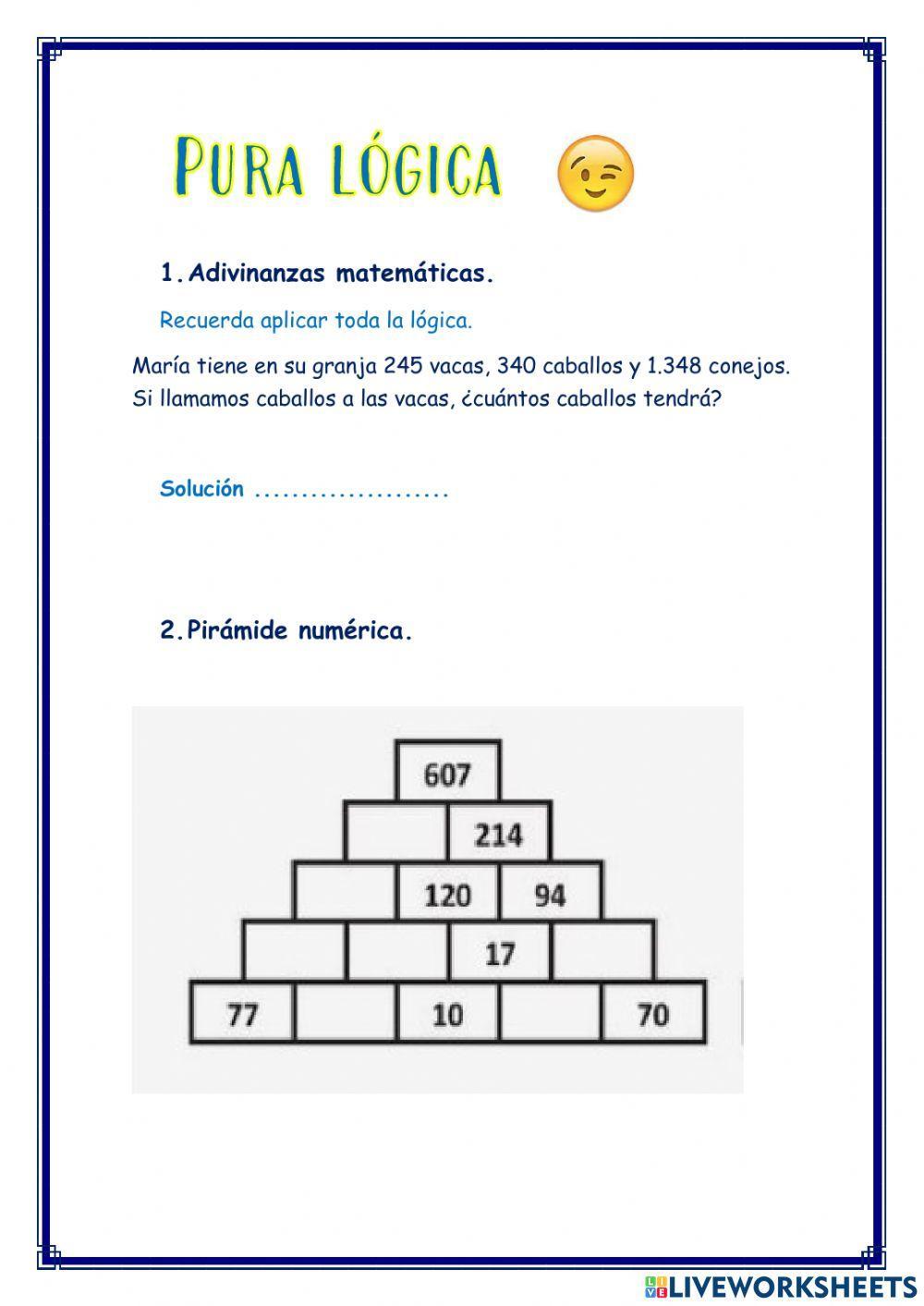 Retos matemáticos