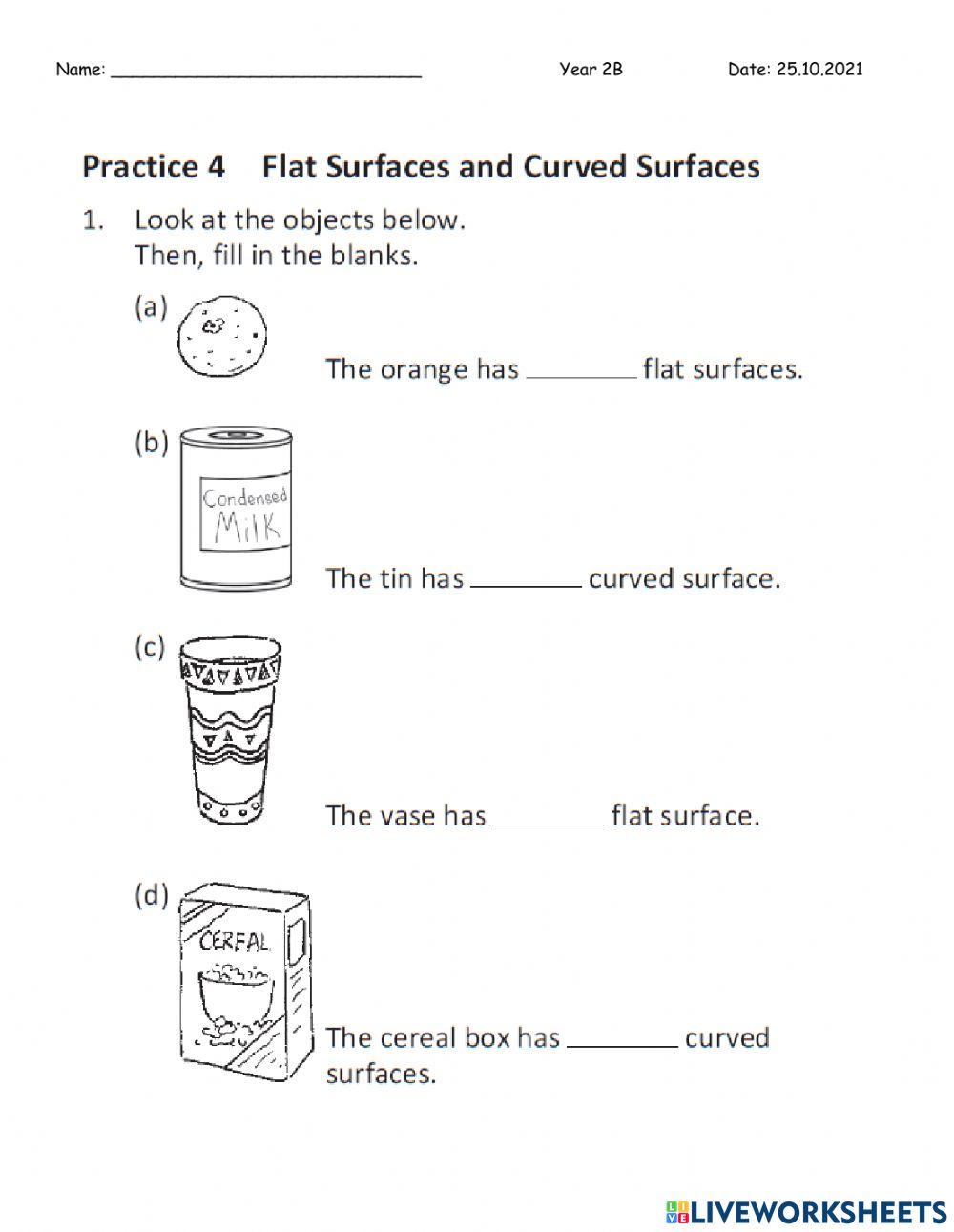 Flat and Curved Surfaces