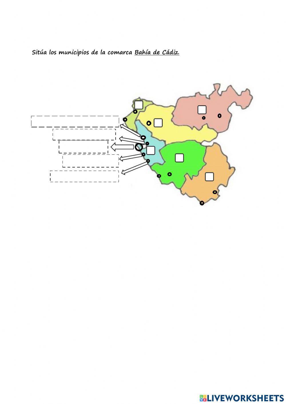 Municipios Bahía de Cádiz