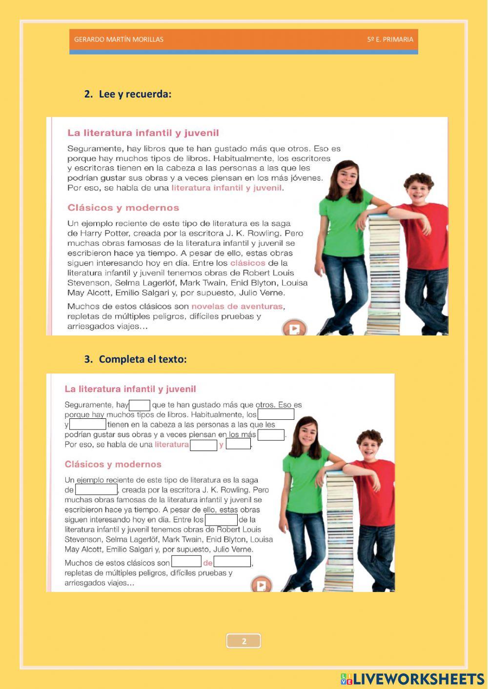 Competencia literaria. Tarea 2.