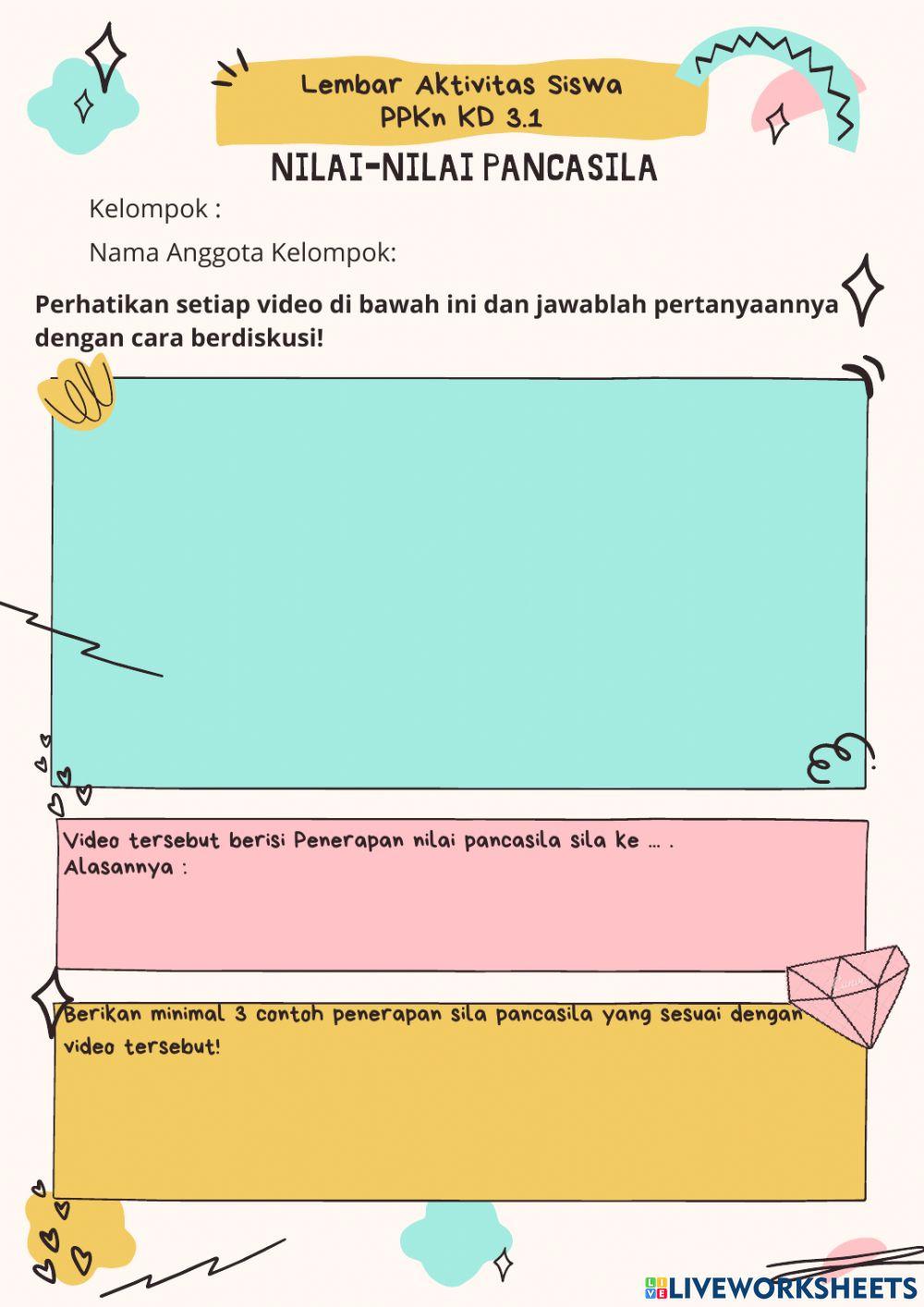 Lembar Aktivitas Siswa KD 3.1