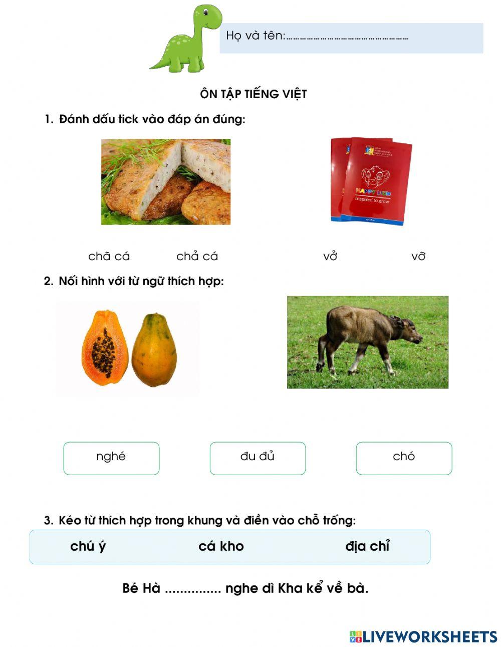 Ôn tập giữa kì 1