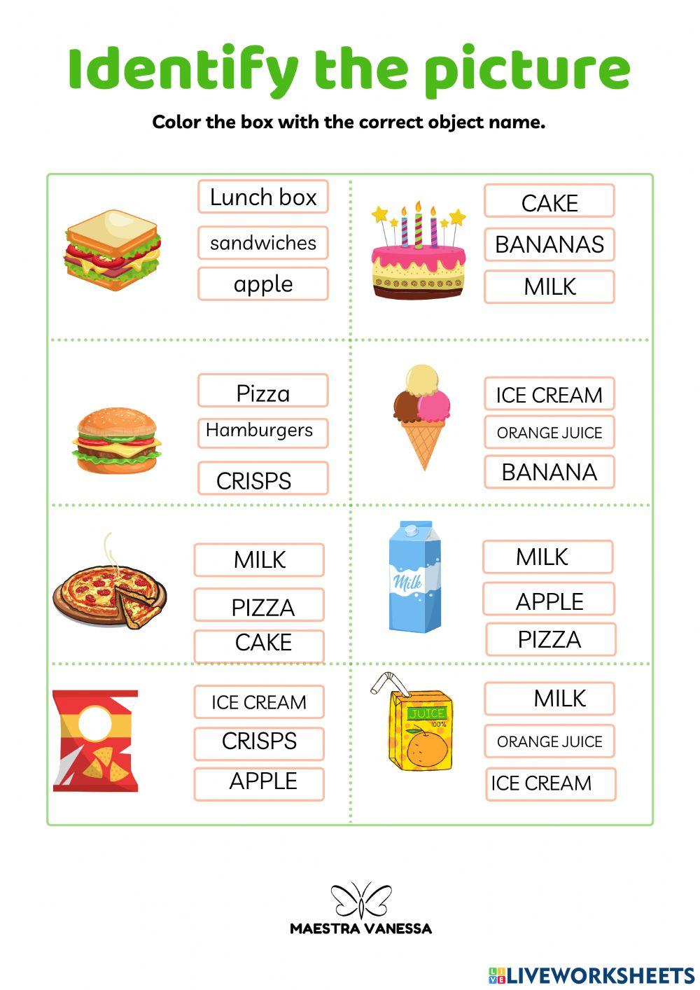 The food scelta multipla