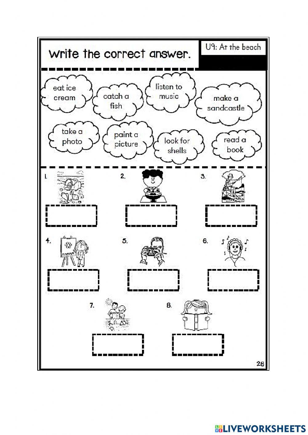 Unit 9 : At the beach