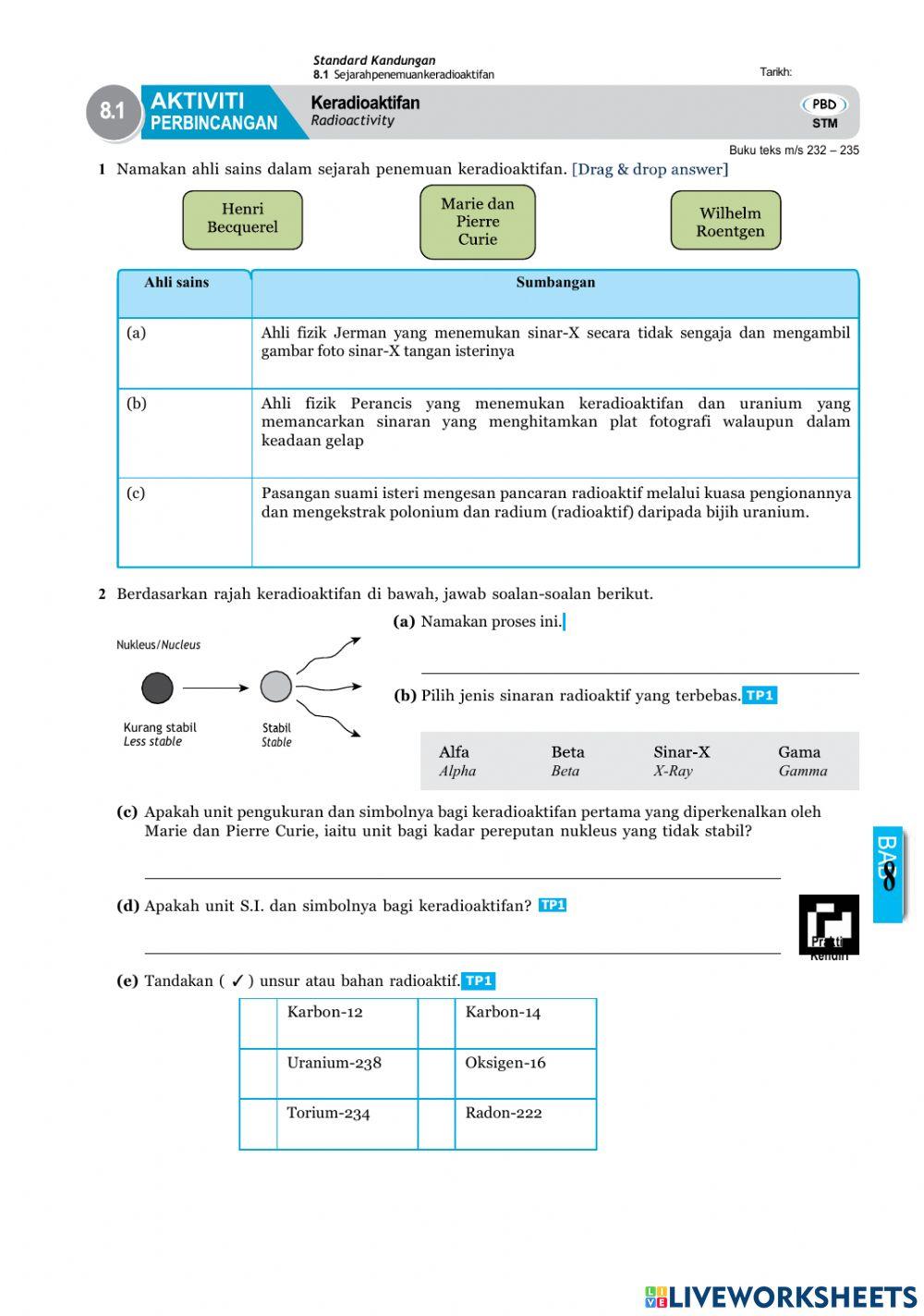 8.1 sejarah penemuan keradioaktifan