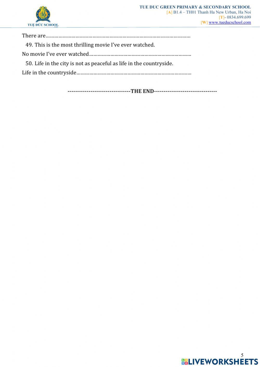 Grade 8-Mid term test 1-Revision