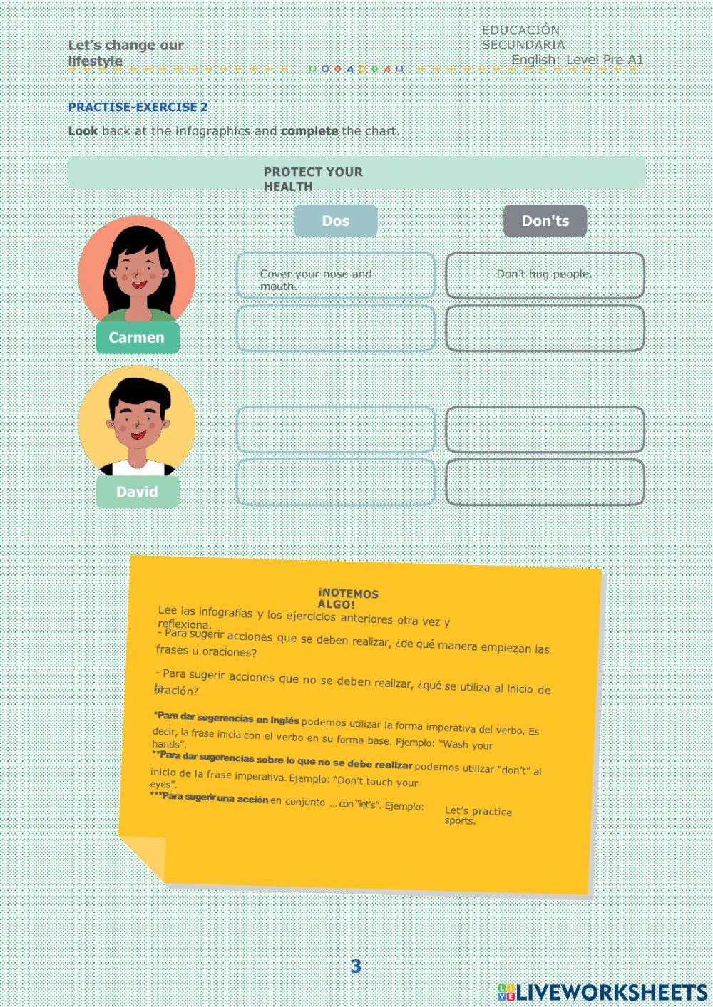 Let-s Change our LifeStyle- week 33-PreA1 Act 2: Take into consideration