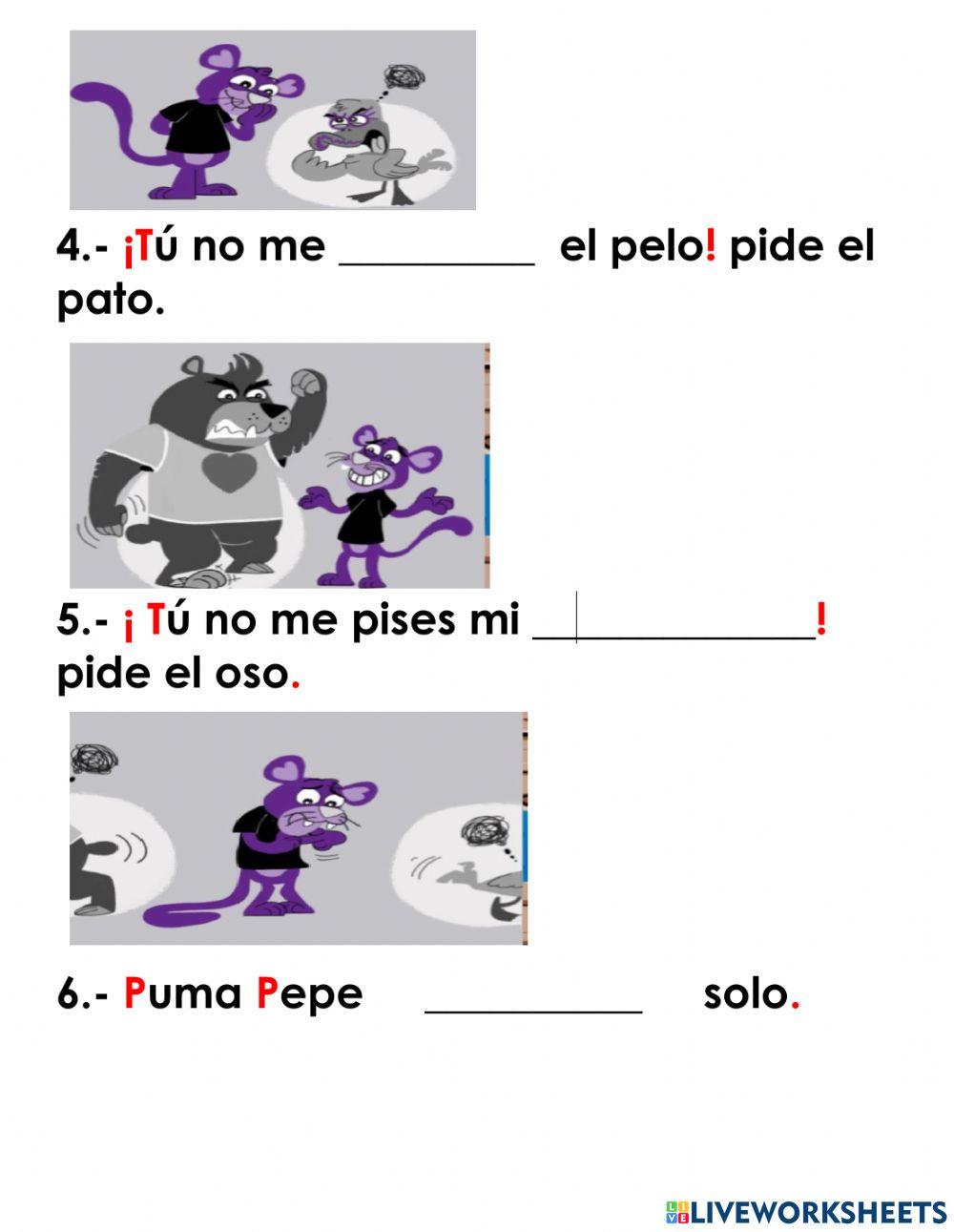 Actividad 3  completas oraciones