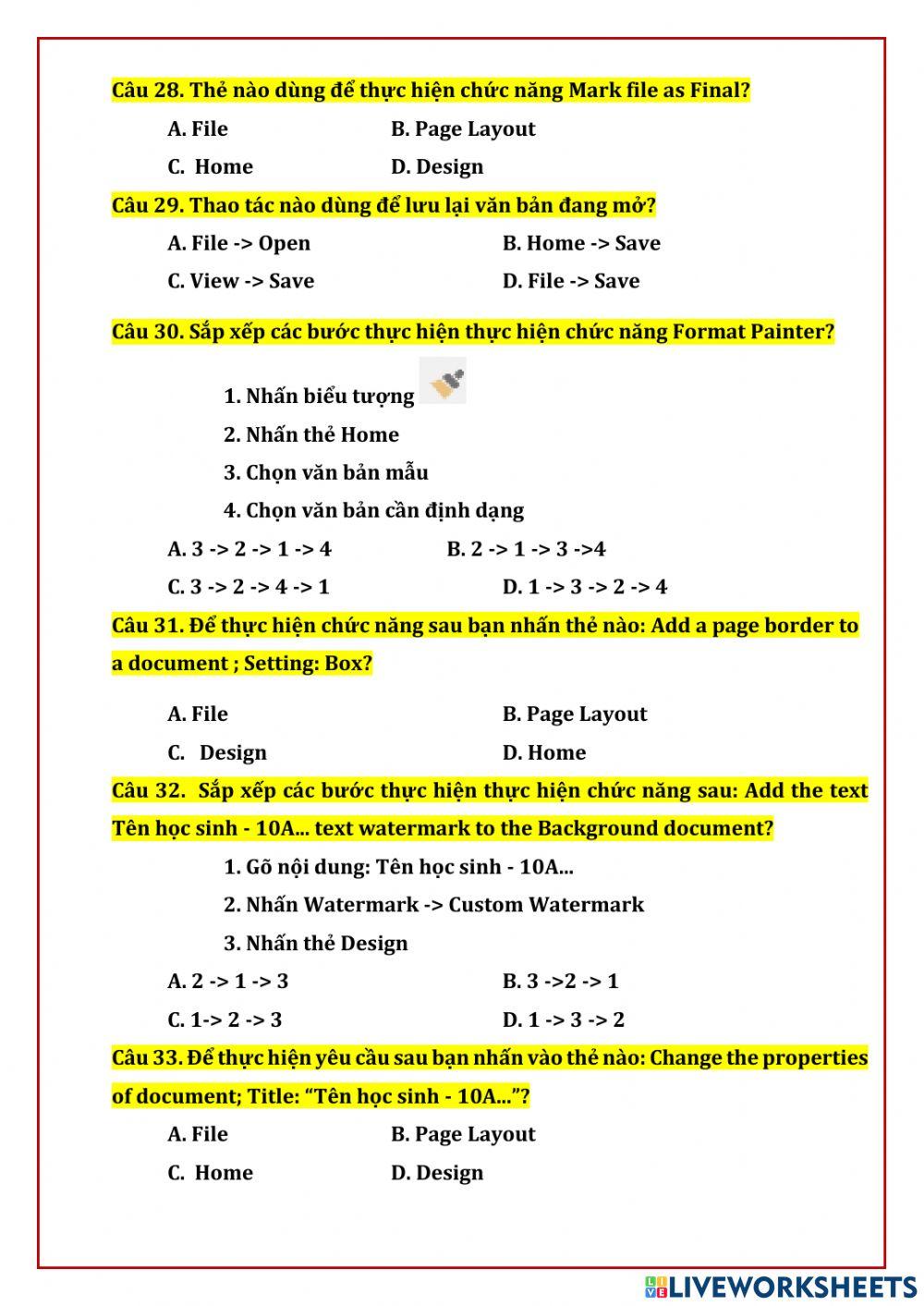 Khoi 10 -On tap GHK1