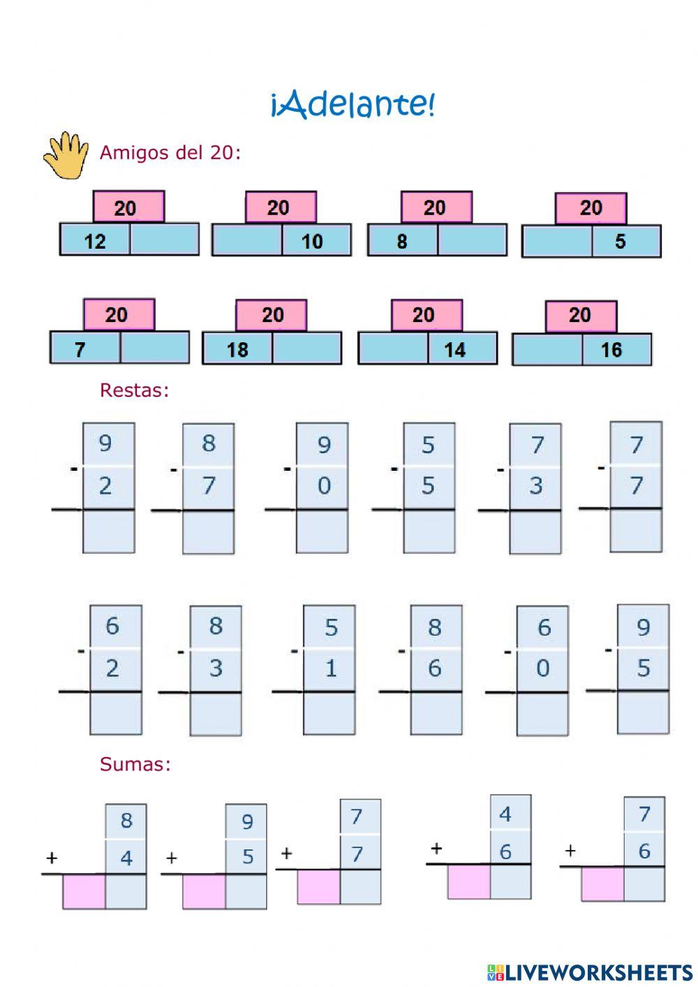 Ficha 2 refuerzo cálculo