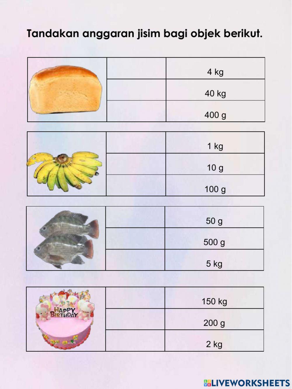 MATEMATIK TAHUN 2 (JISIM)