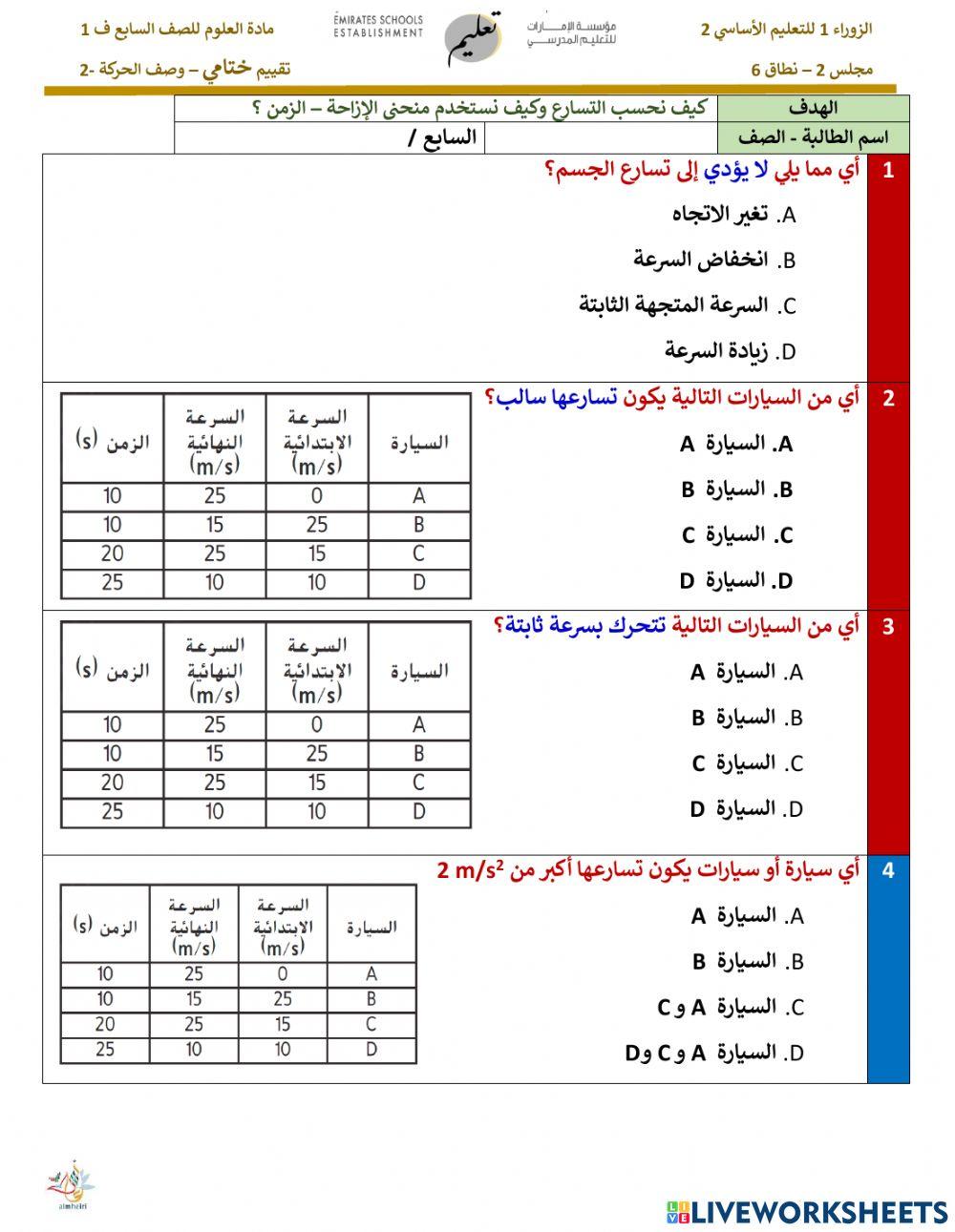 وصف الحركة 2