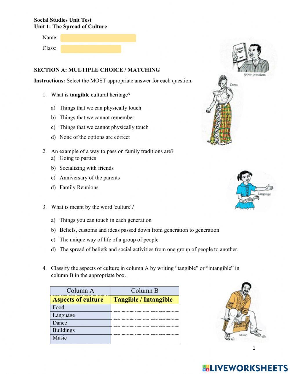 The Spread of Culture