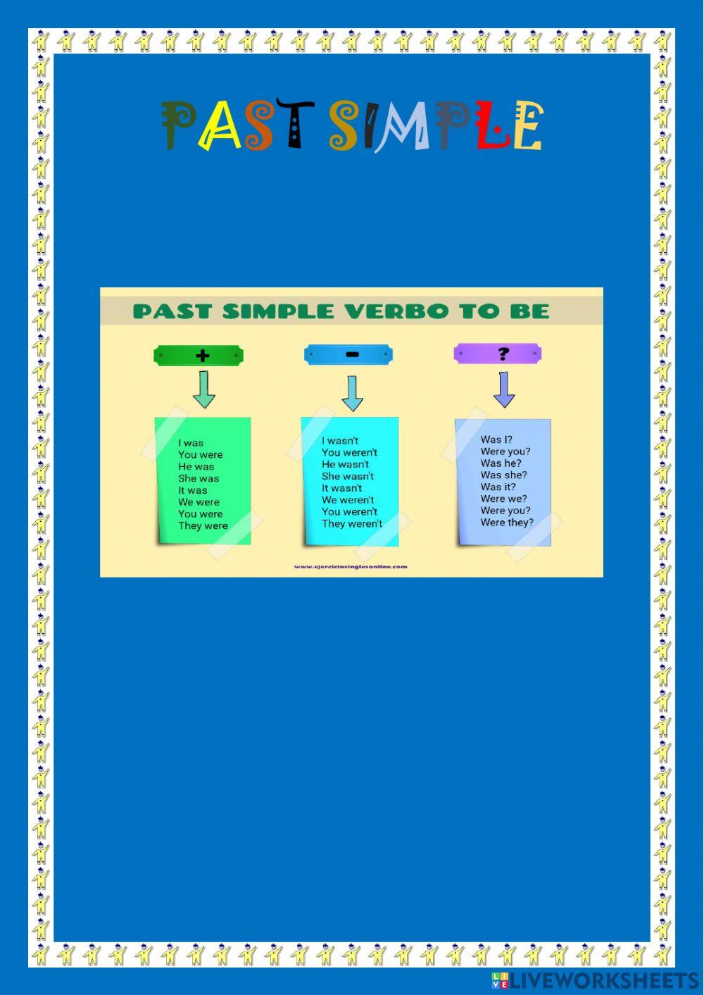 Past simple with To-Be verb
