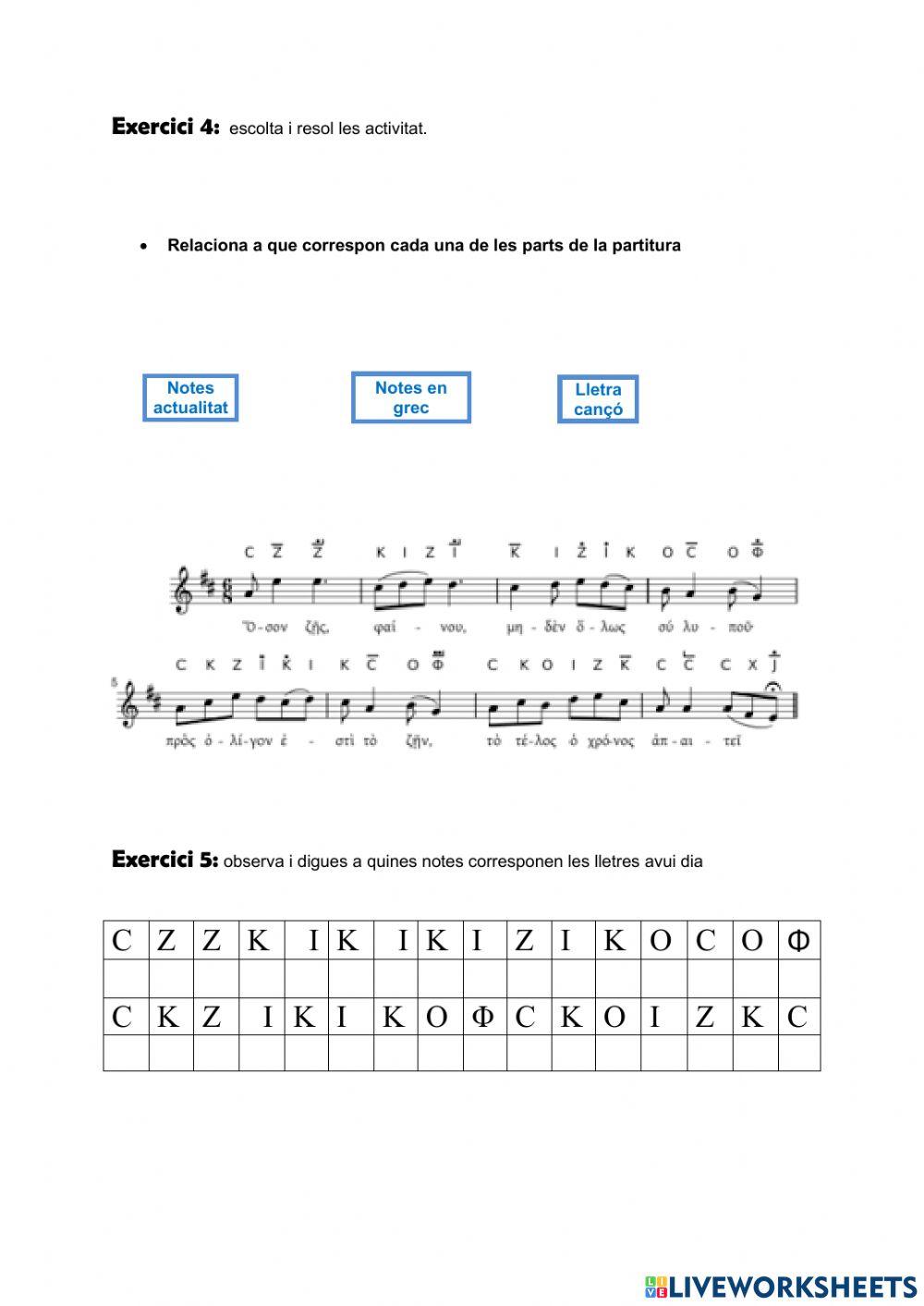 fitxa músicaantiguitat