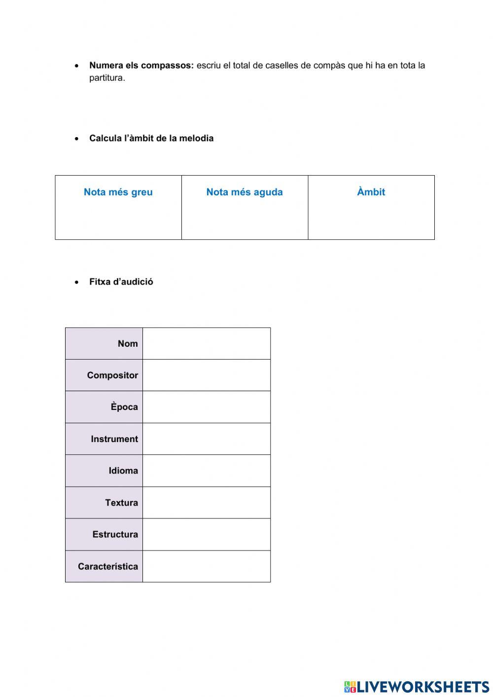 fitxa músicaantiguitat