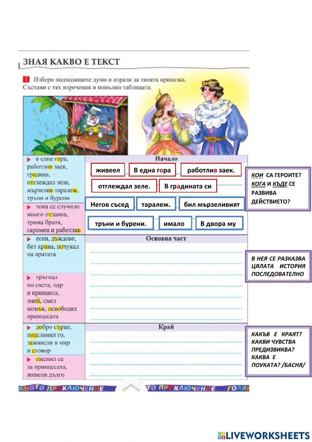 Зная какво е текст