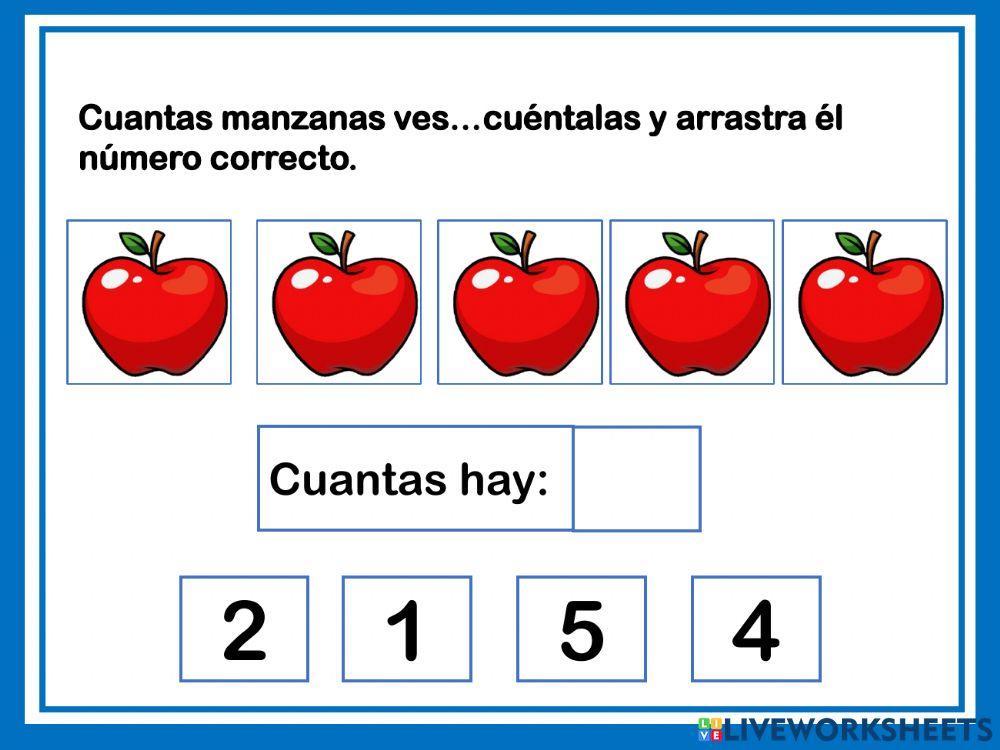 Contar y noción de espacio