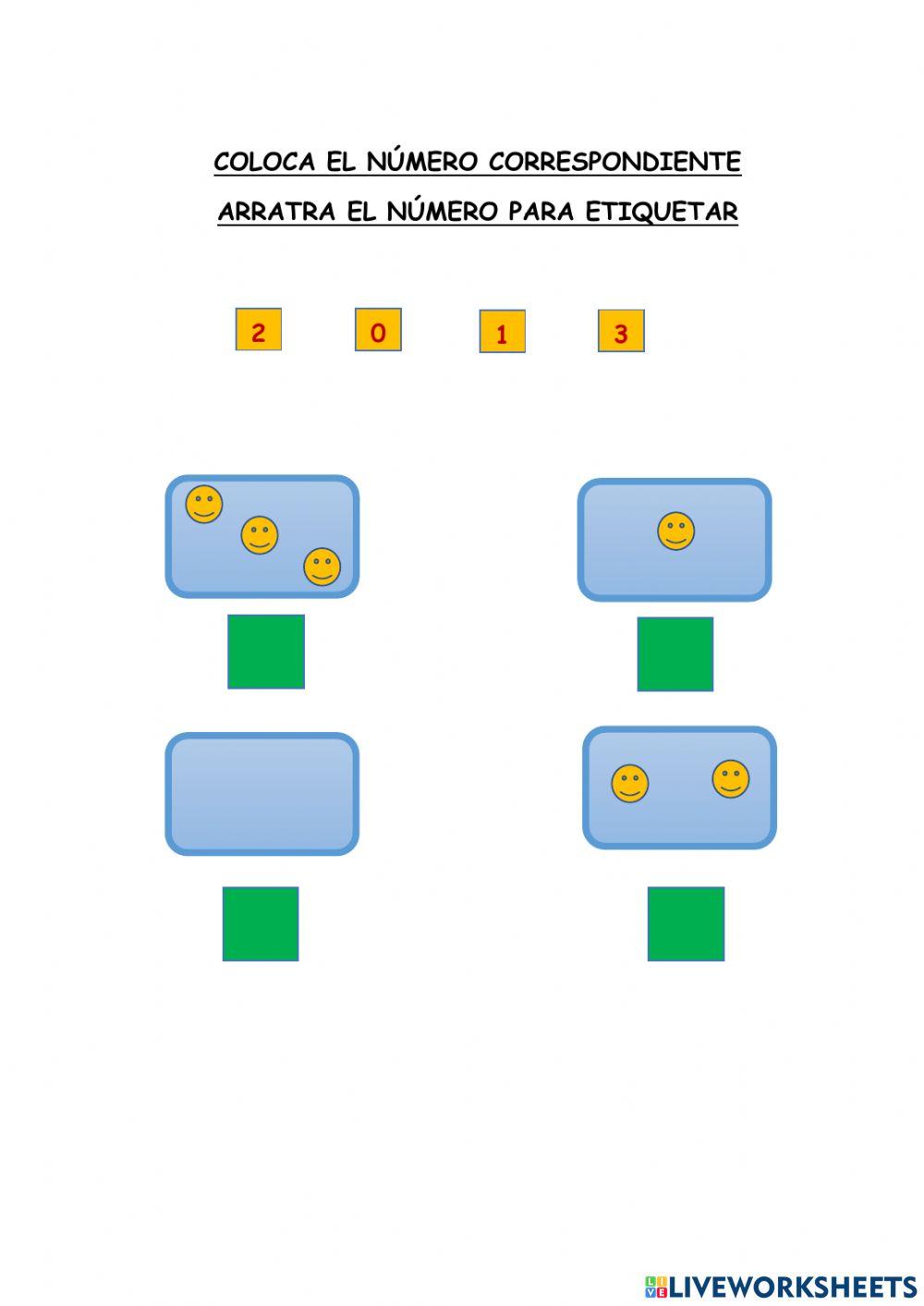 Leer cantidades y reconocer números