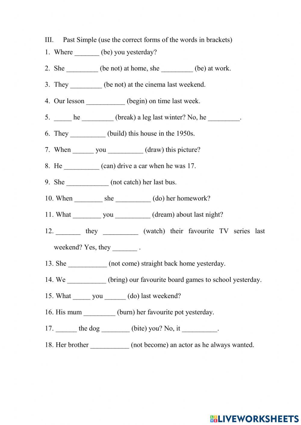 Brainy 7 unit 1 TEST part 2