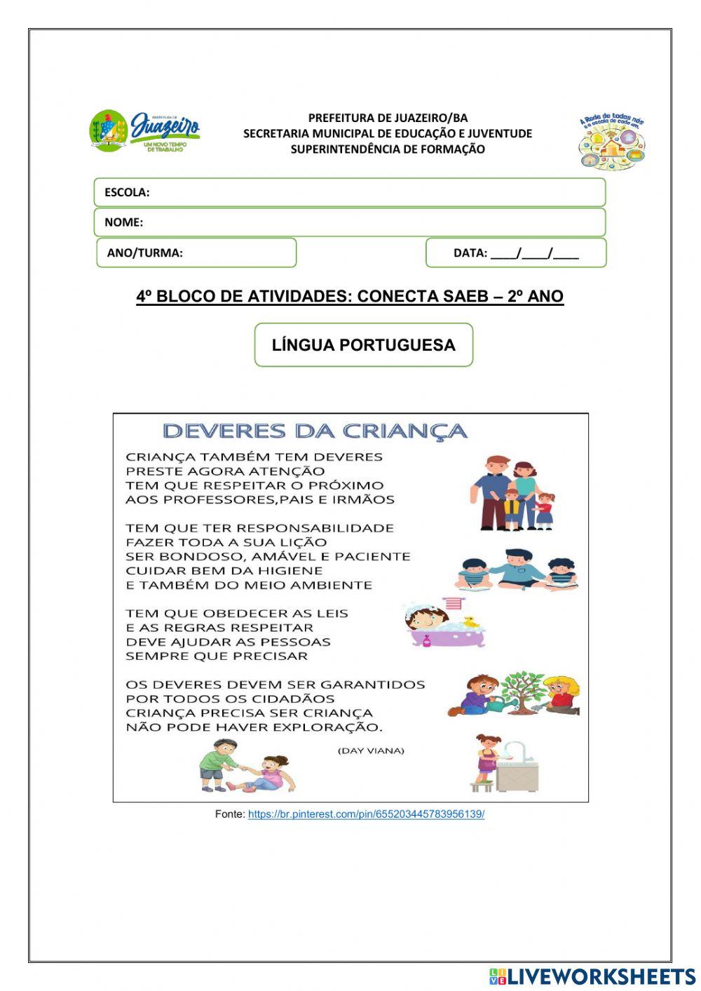 Revisão de português