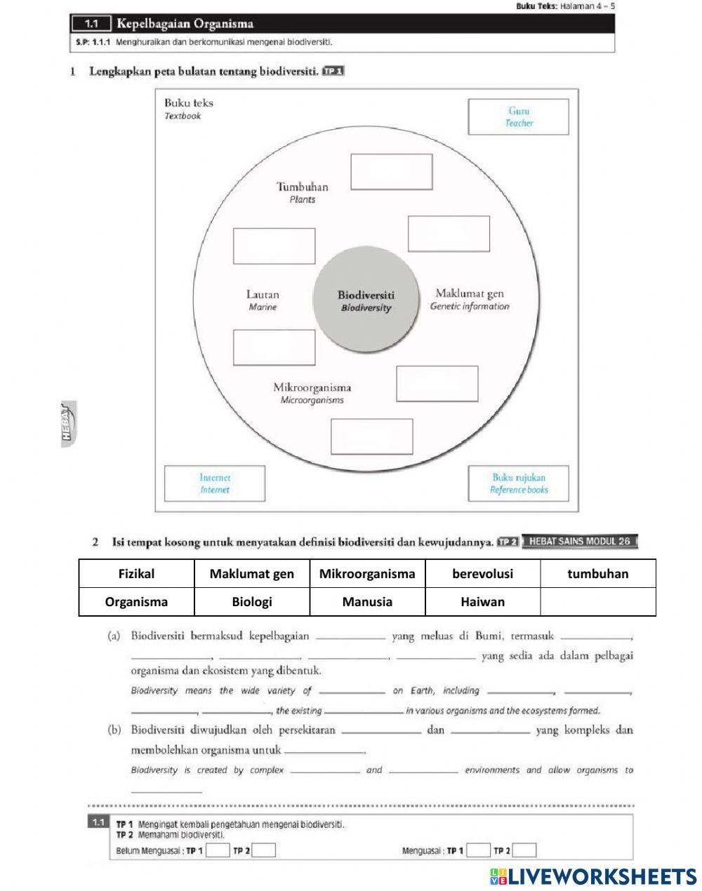 1.1 kepelbagaian organisma
