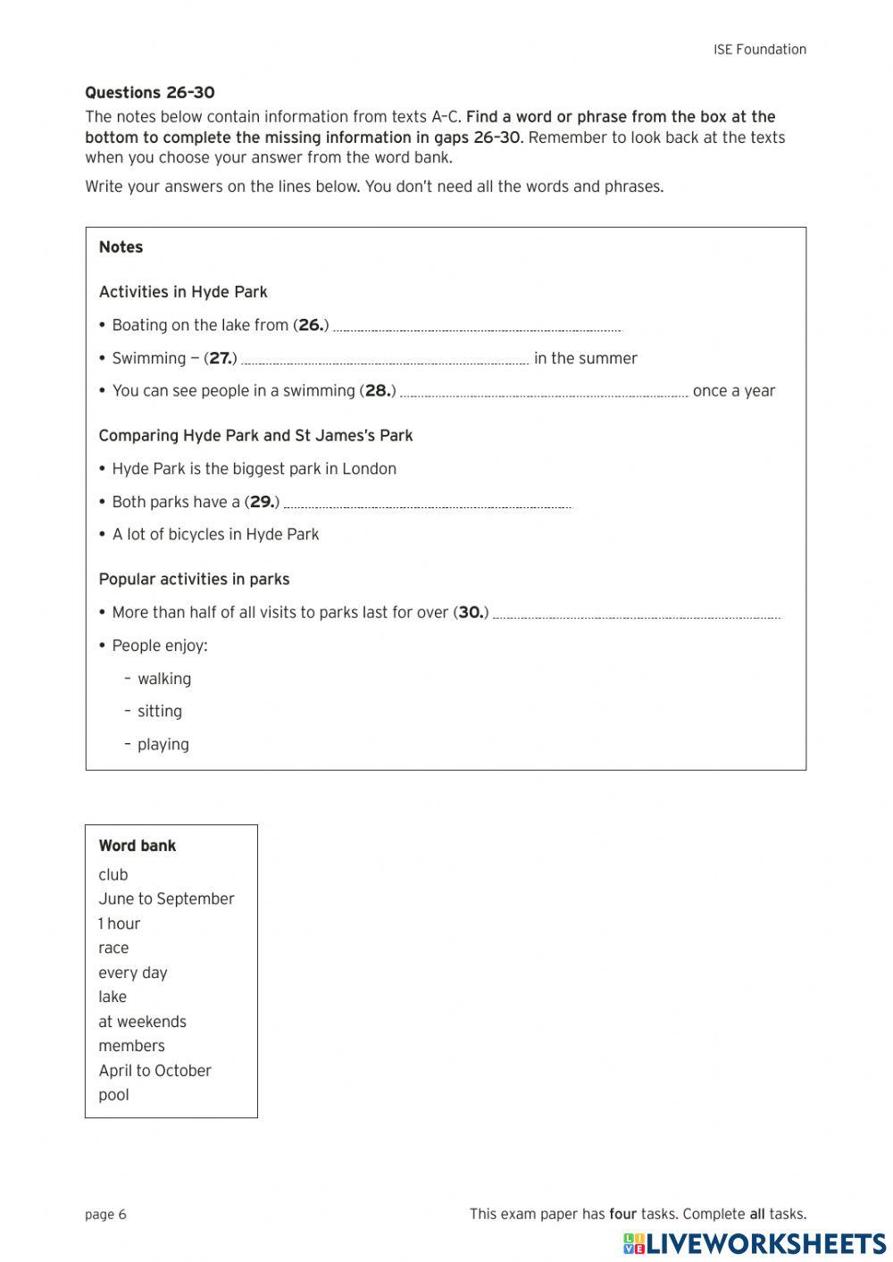 Ise foundation sample 3