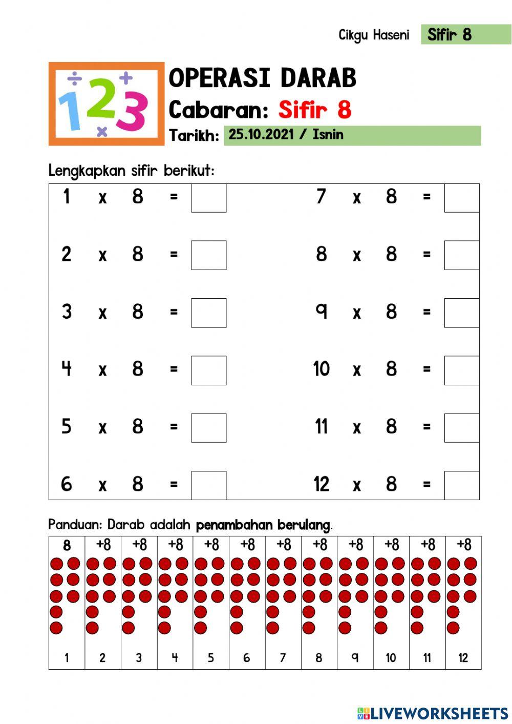 Darab-Cabaran Sifir 8 Darab-Cabaran Sifir 8