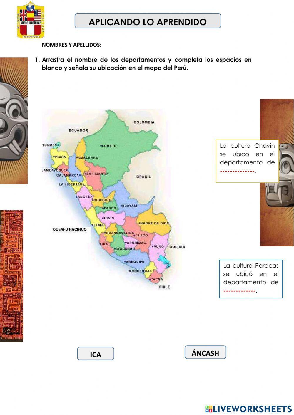 ubicación de chavín