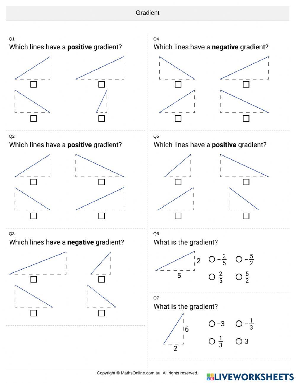 Mathsonline gradient 4108572 ckann live worksheets