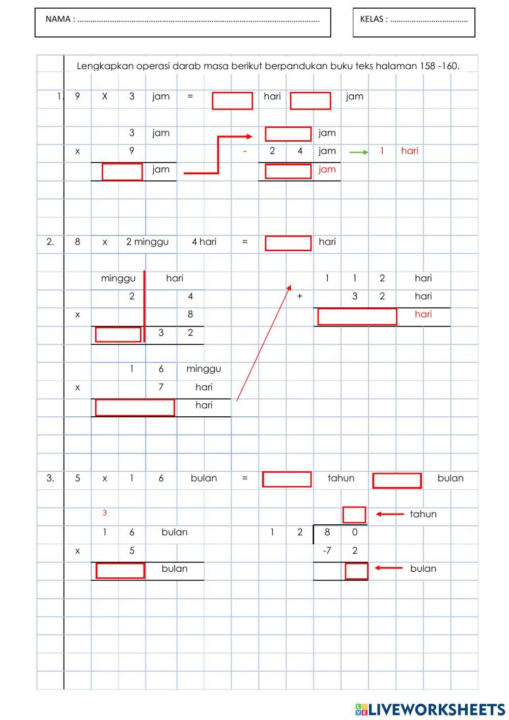 Darab dan bahagi masa