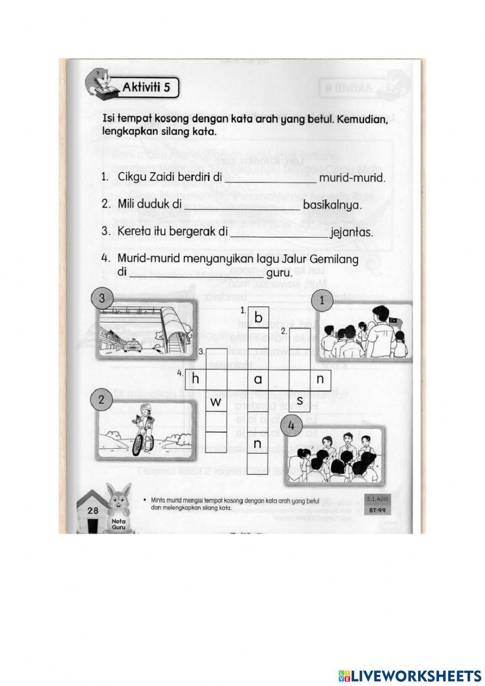 Bahasa Melayu Tahun 1