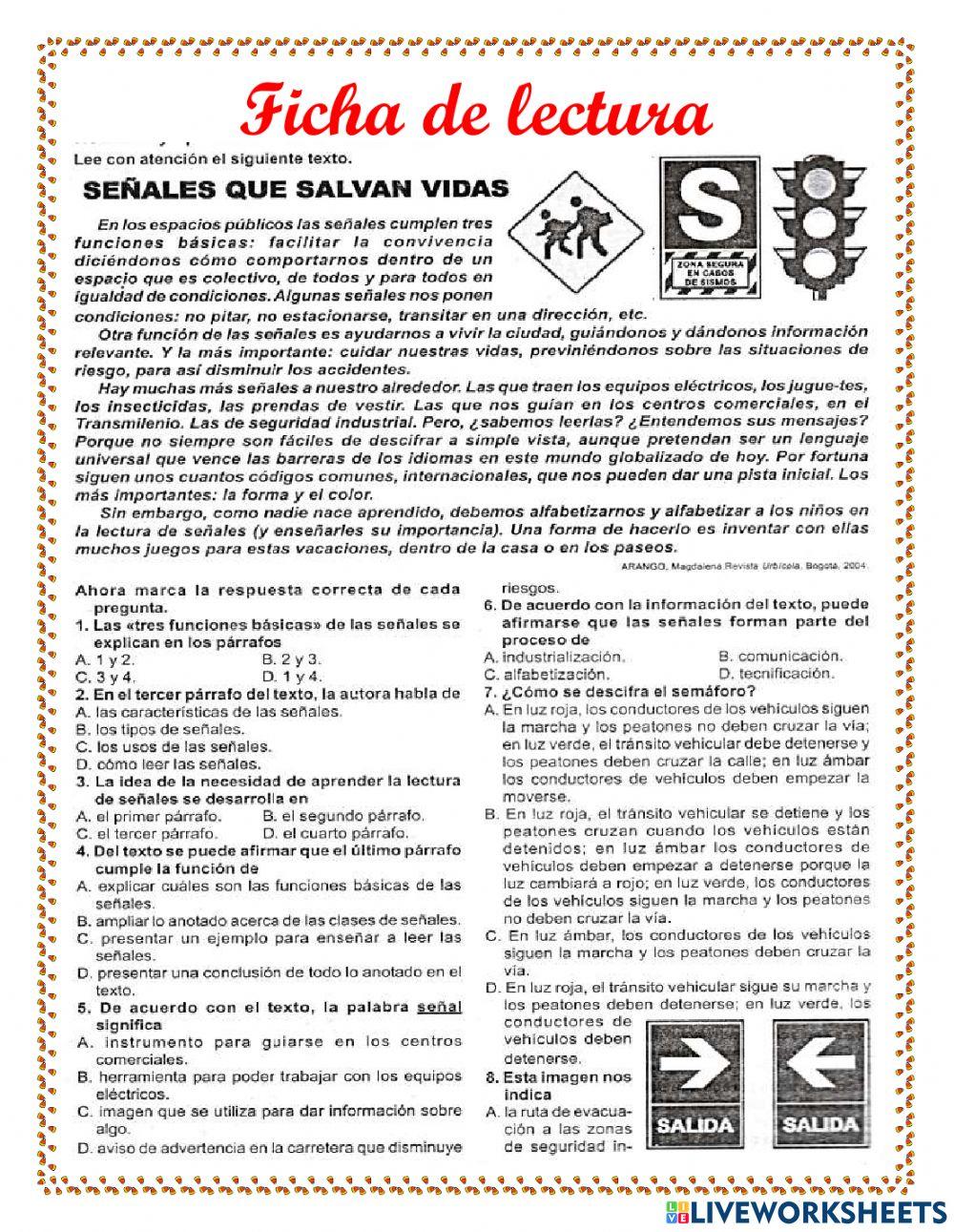 Señales que salvan vidas