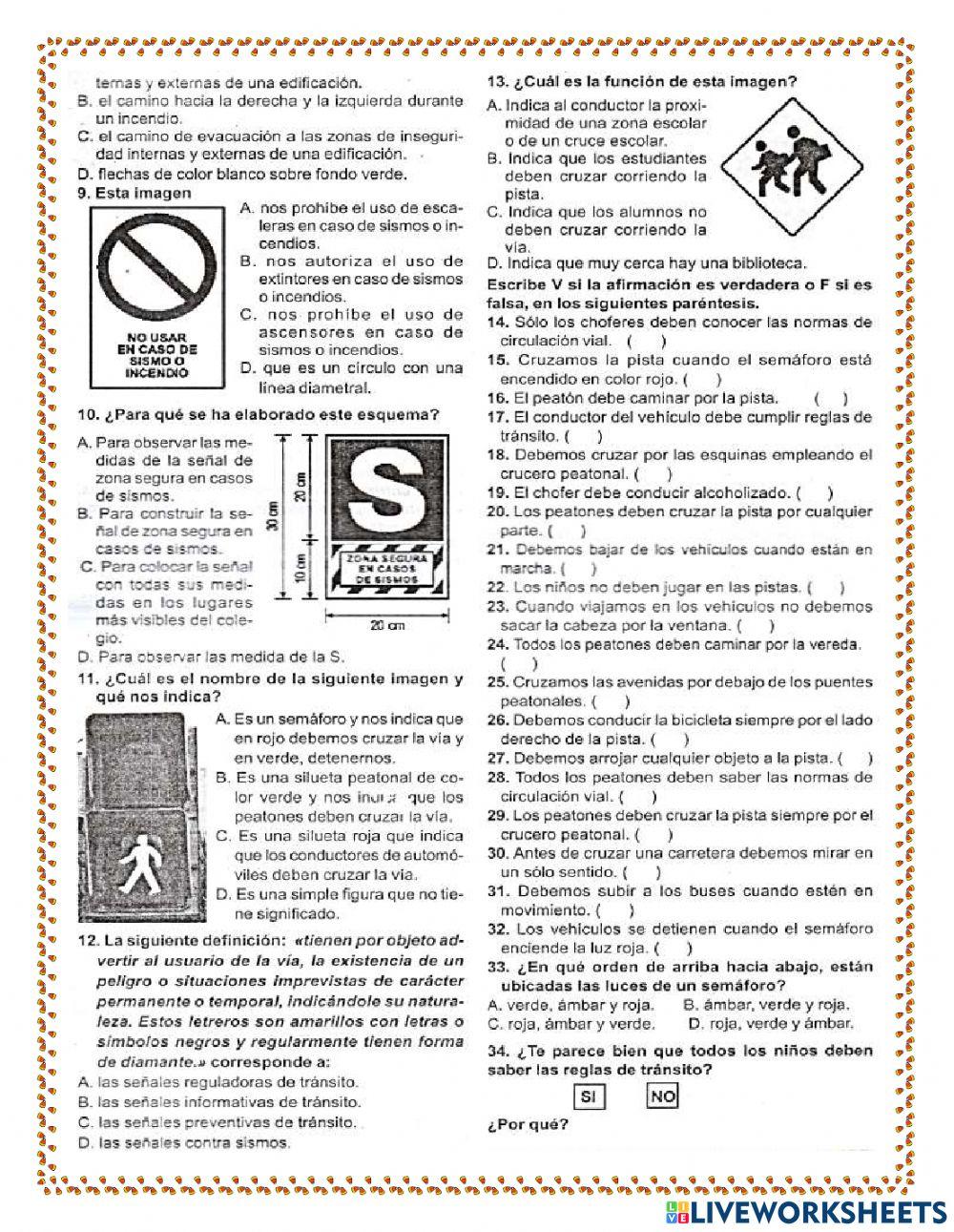 Señales que salvan vidas