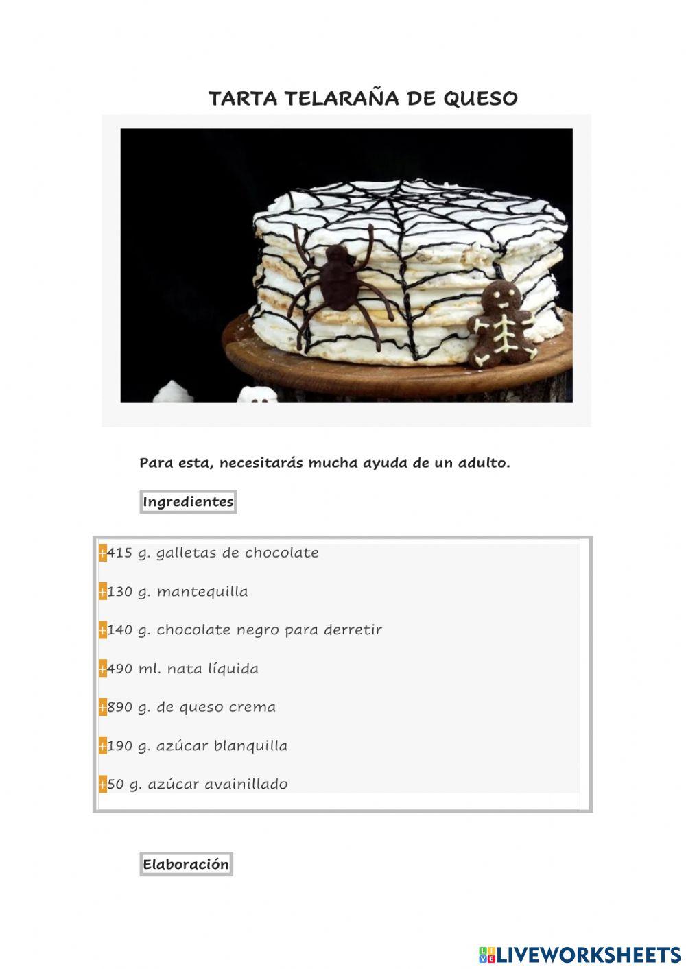 Tarta telaraña