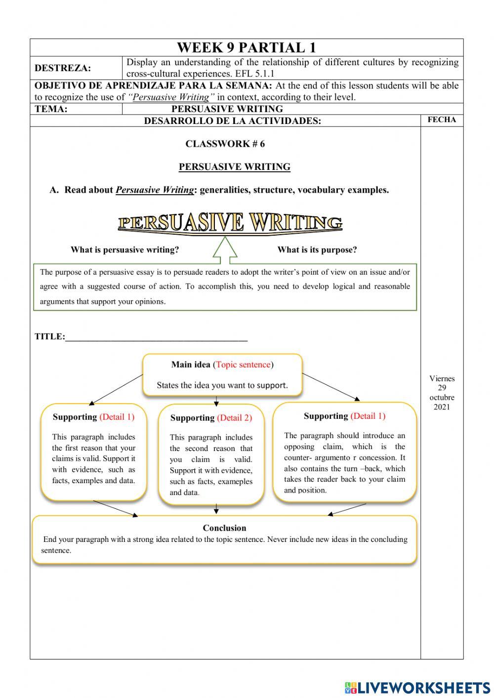 Online Exercises-Persuasive Writing-1st BGU