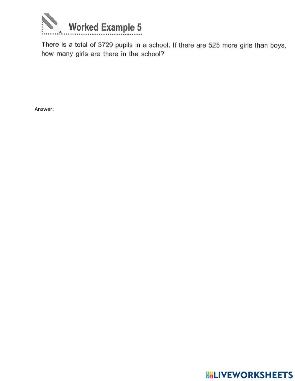 Multiplication and Division Solving Word Problem