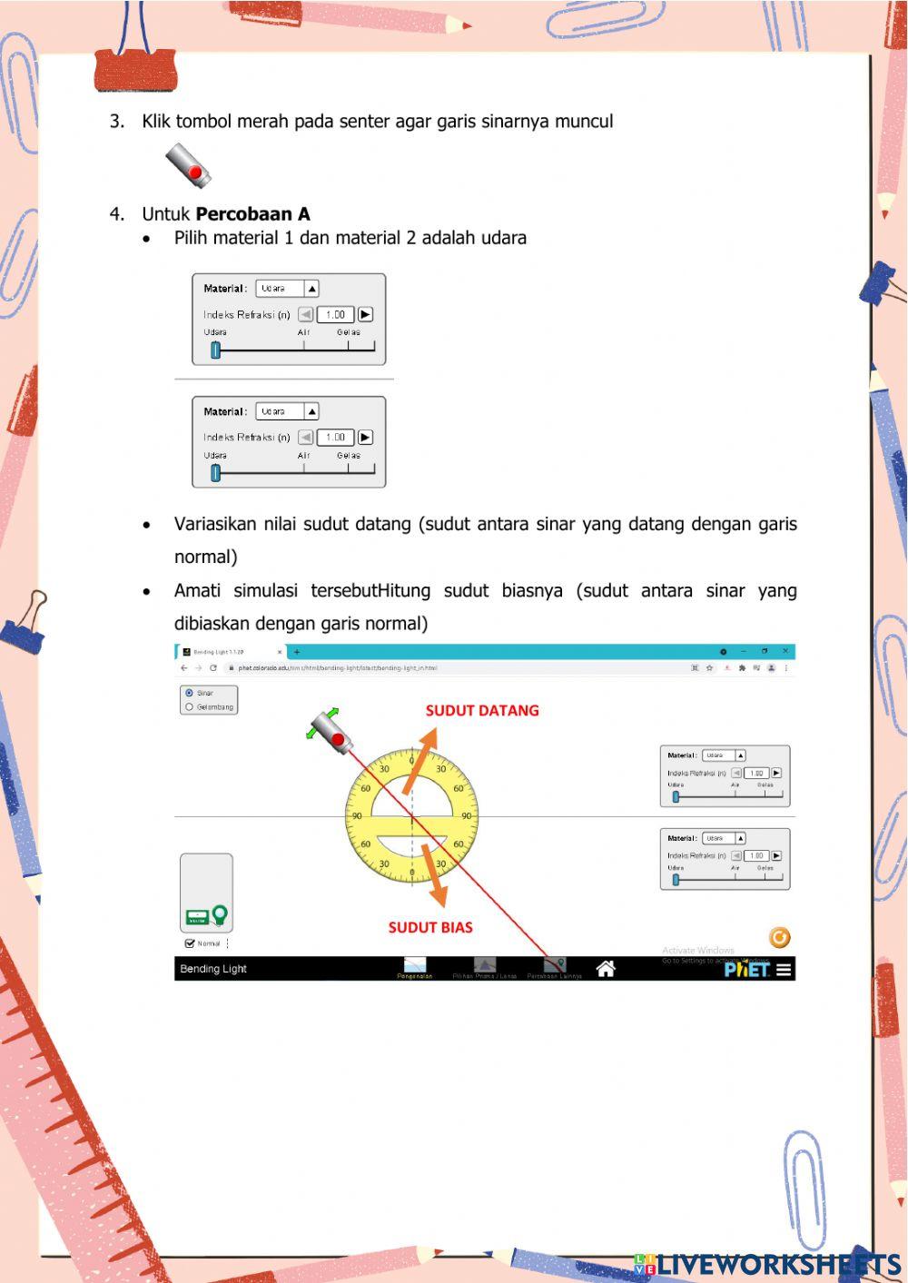 LKPD Pembiasan Cahaya