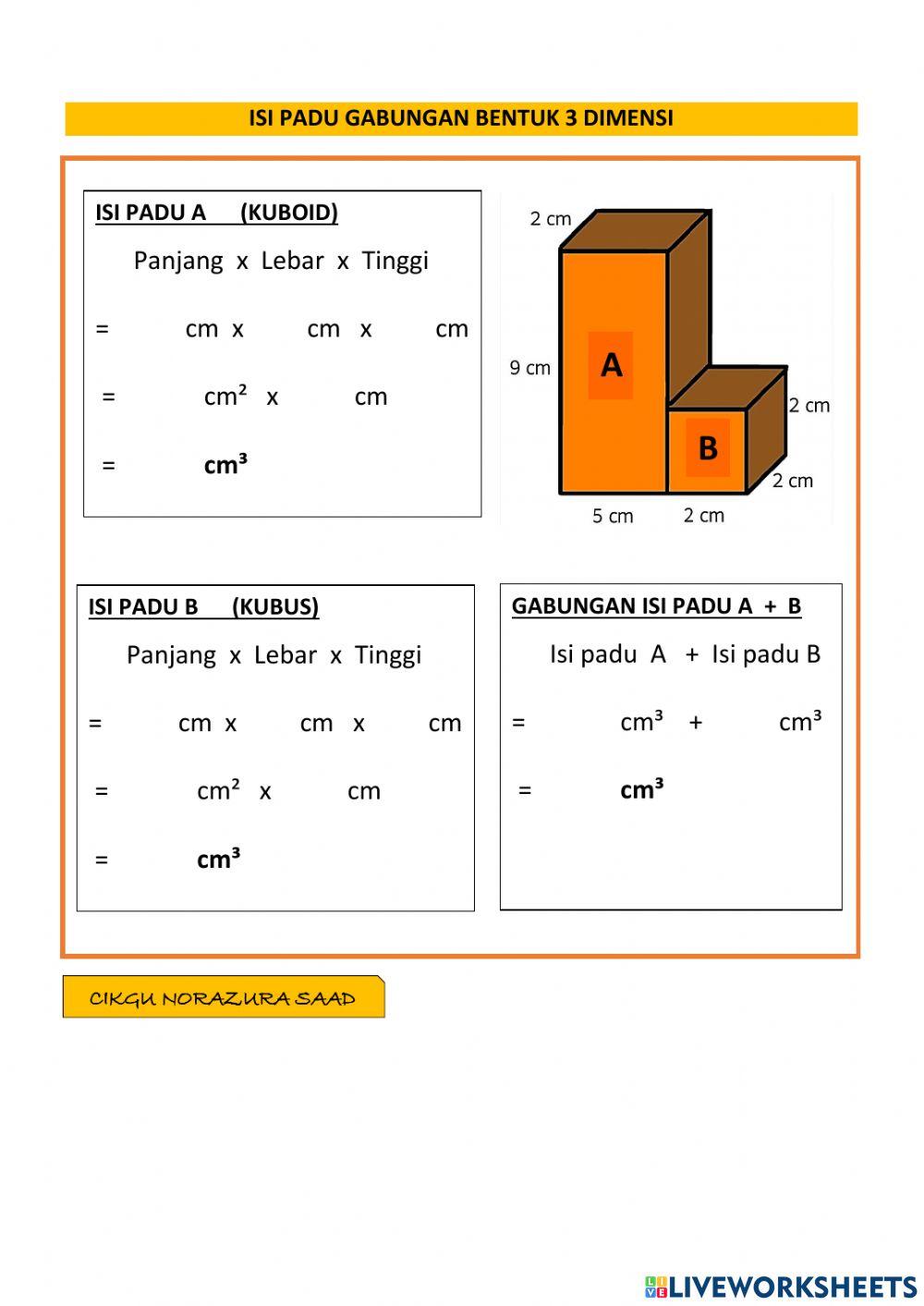 Isi padu gabungan pepejal