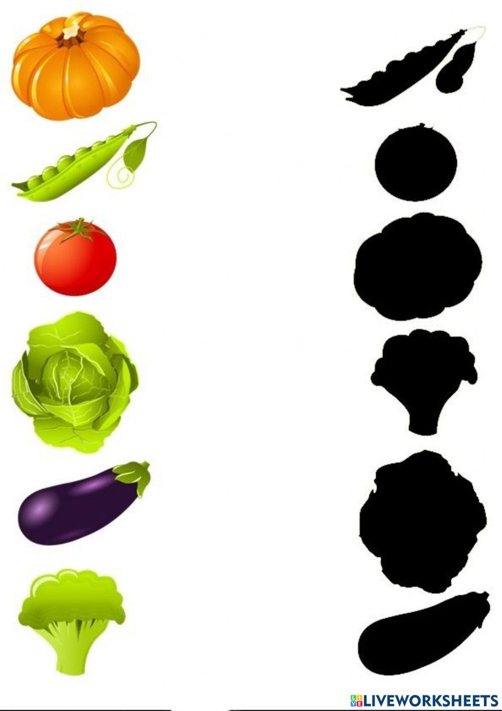 TOAMNA - Găseste umbra potrivită - legume