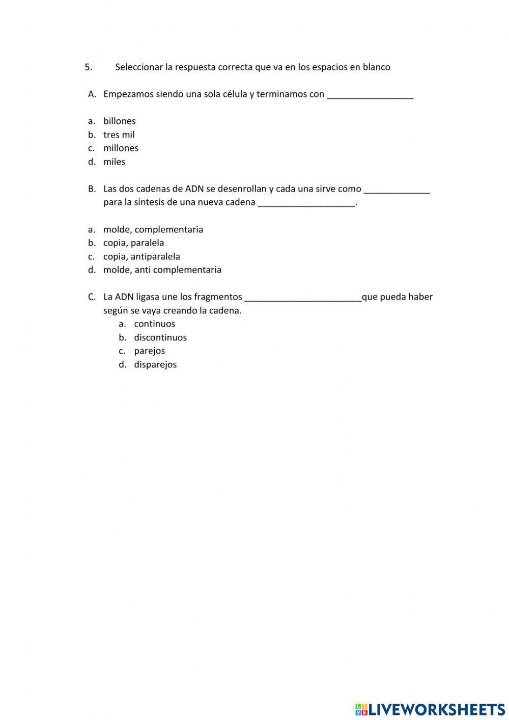 Replicación del ADN