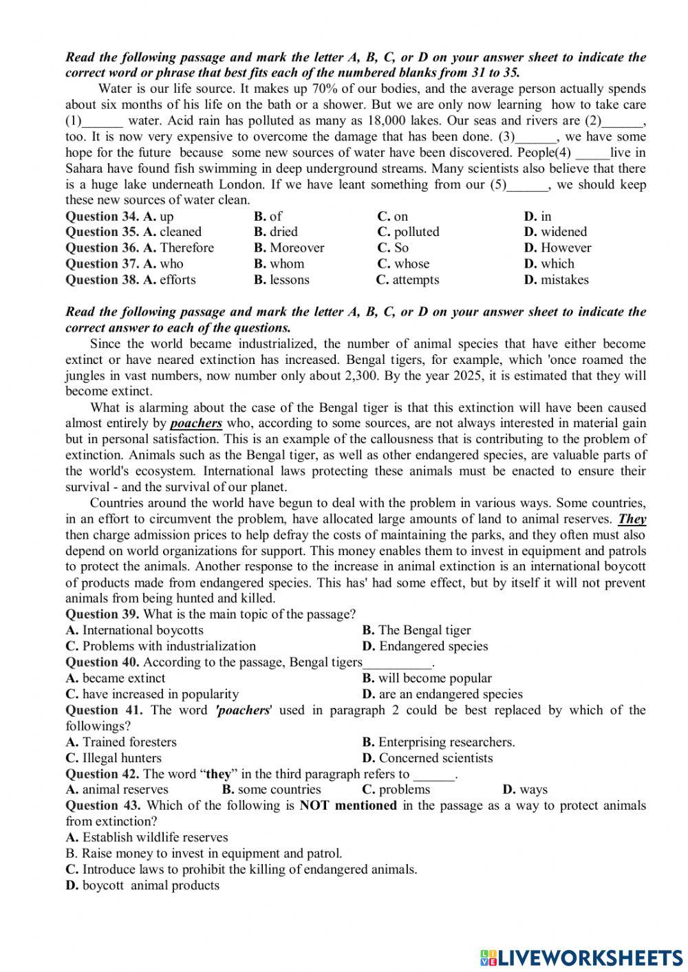 First mid-term test  a - g12