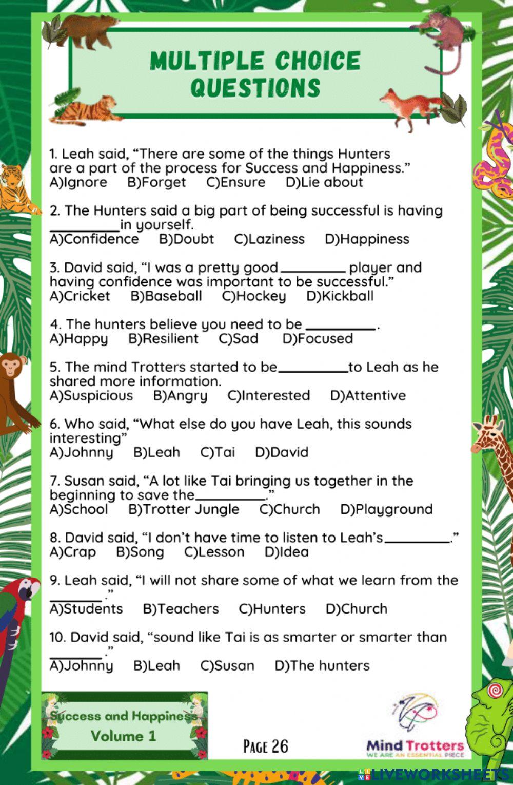 Success and happiness (1)