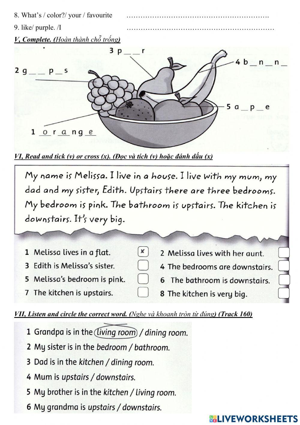 3A6 - Lesson 8 - There are two blue butterflies in the garden - 25-10-2021